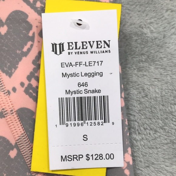 Eleven By Venus Williams Mystic Snake Bra & Leggings Size S New - Picture 9 of 13